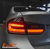 Black G20 G80 M3 Style Tail Lights with LED Indicators for BMW 3 Series F30 Sedan & F80 M3 2012 - 2018 - Mars Performance